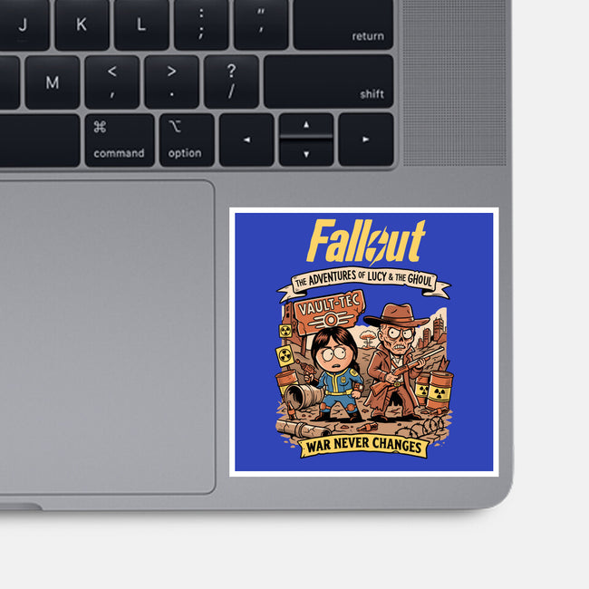 Wasteland Adventure-None-Glossy-Sticker-P1yu5h
