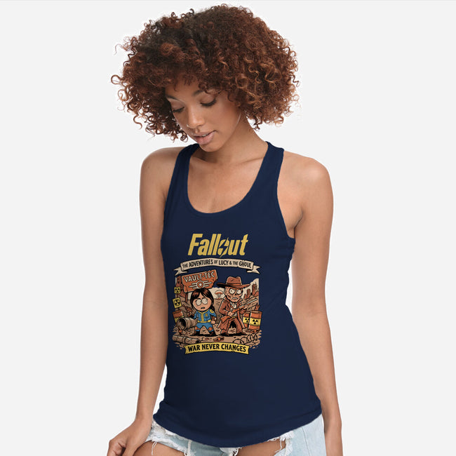Wasteland Adventure-Womens-Racerback-Tank-P1yu5h