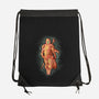 Mando Silhouette-None-Drawstring-Bag-nickzzarto