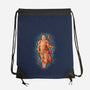 Mando Silhouette-None-Drawstring-Bag-nickzzarto