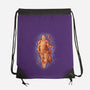 Mando Silhouette-None-Drawstring-Bag-nickzzarto