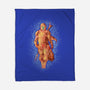 Mando Silhouette-None-Fleece-Blanket-nickzzarto