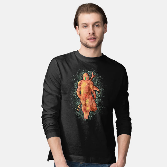 Mando Silhouette-Mens-Long Sleeved-Tee-nickzzarto