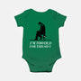 Too Old For This Noir-Baby-Basic-Onesie-rocketman_art