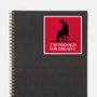 Too Old For This Noir-None-Glossy-Sticker-rocketman_art