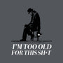 Too Old For This Noir-None-Glossy-Sticker-rocketman_art