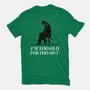 Too Old For This Noir-Womens-Basic-Tee-rocketman_art