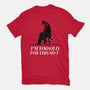 Too Old For This Noir-Mens-Premium-Tee-rocketman_art