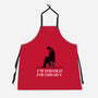 Too Old For This Noir-Unisex-Kitchen-Apron-rocketman_art