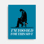 Too Old For This Noir-None-Stretched-Canvas-rocketman_art