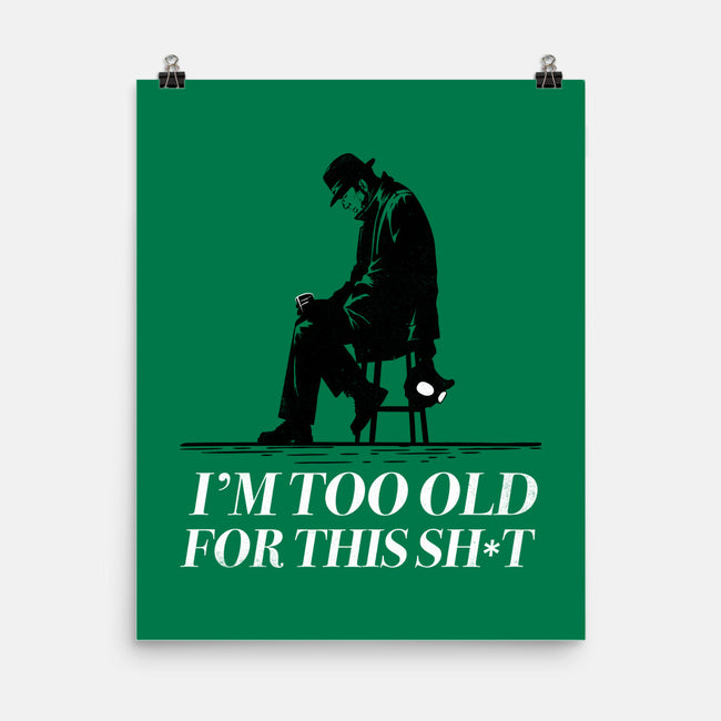 Too Old For This Noir-None-Matte-Poster-rocketman_art