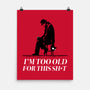 Too Old For This Noir-None-Matte-Poster-rocketman_art