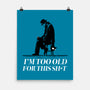 Too Old For This Noir-None-Matte-Poster-rocketman_art
