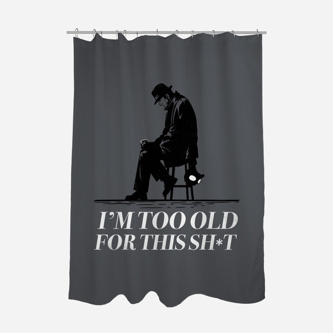 Too Old For This Noir-None-Polyester-Shower Curtain-rocketman_art