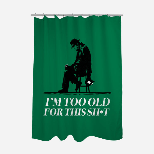 Too Old For This Noir-None-Polyester-Shower Curtain-rocketman_art
