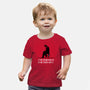 Too Old For This Noir-Baby-Basic-Tee-rocketman_art