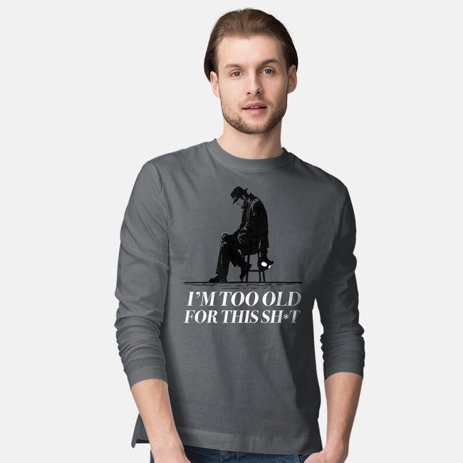 Too Old For This Noir-Mens-Long Sleeved-Tee-rocketman_art