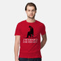 Too Old For This Noir-Mens-Premium-Tee-rocketman_art