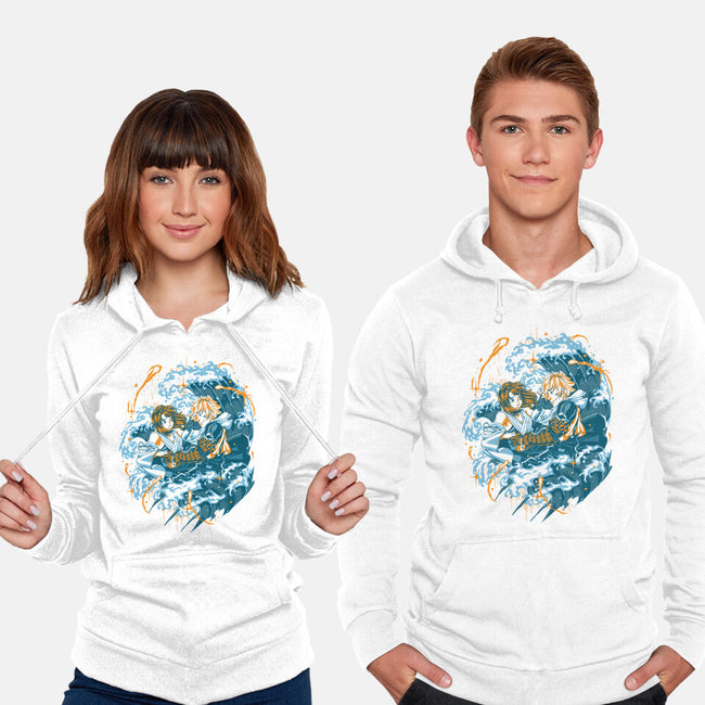 Between The Waves-Unisex-Pullover-Sweatshirt-Estudio Horta
