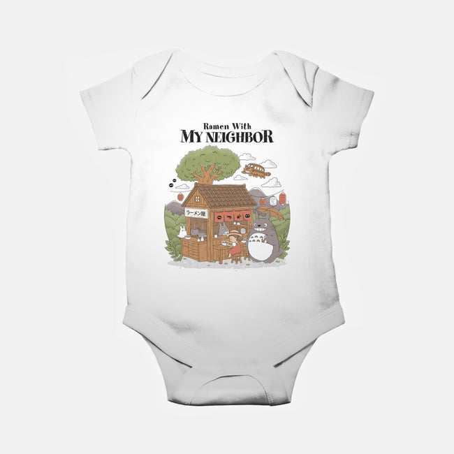 Ramen With My Neighbor-Baby-Basic-Onesie-GODZILLARGE