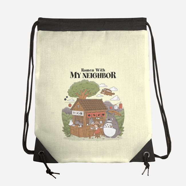 Ramen With My Neighbor-None-Drawstring-Bag-GODZILLARGE