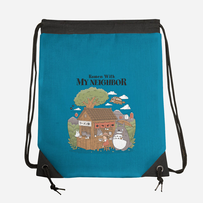 Ramen With My Neighbor-None-Drawstring-Bag-GODZILLARGE