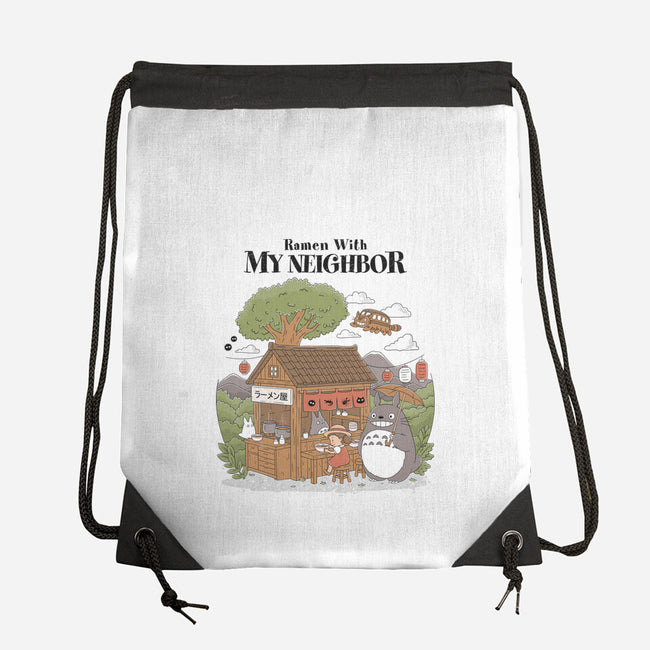 Ramen With My Neighbor-None-Drawstring-Bag-GODZILLARGE