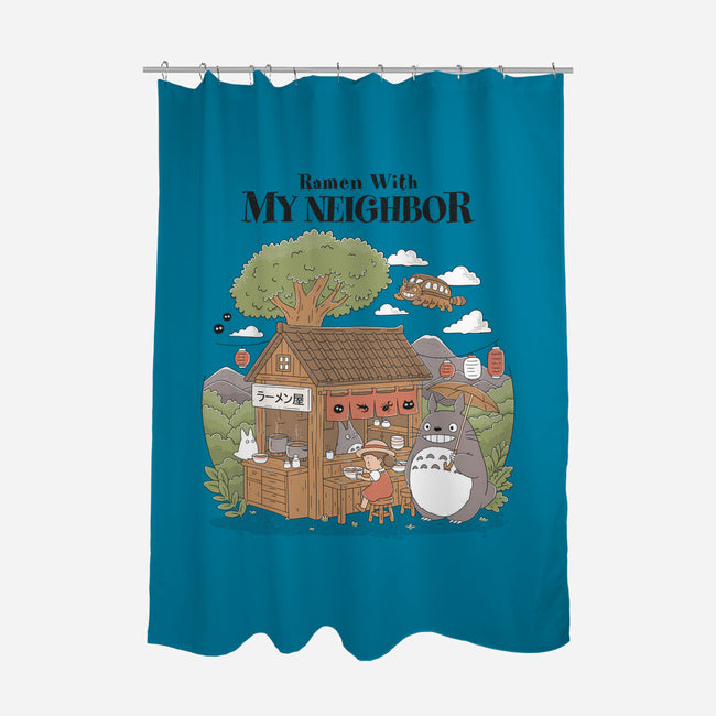Ramen With My Neighbor-None-Polyester-Shower Curtain-GODZILLARGE