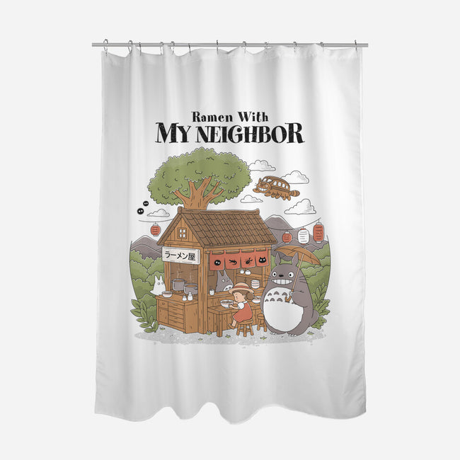 Ramen With My Neighbor-None-Polyester-Shower Curtain-GODZILLARGE