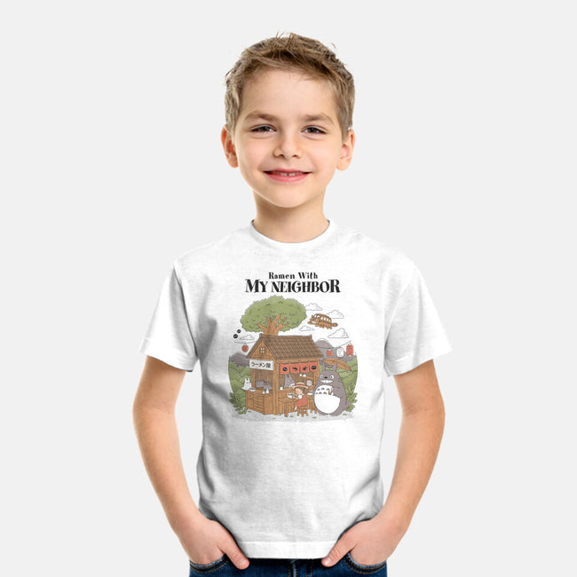 Ramen With My Neighbor-Youth-Basic-Tee-GODZILLARGE