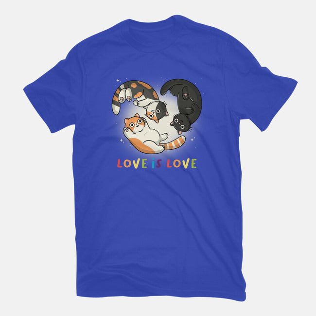 Love Is Always Love-Womens-Fitted-Tee-Freecheese