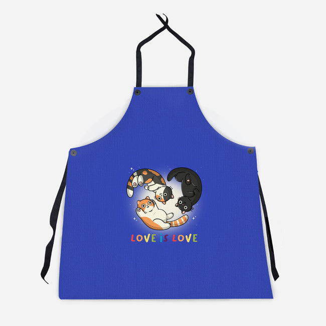 Love Is Always Love-Unisex-Kitchen-Apron-Freecheese