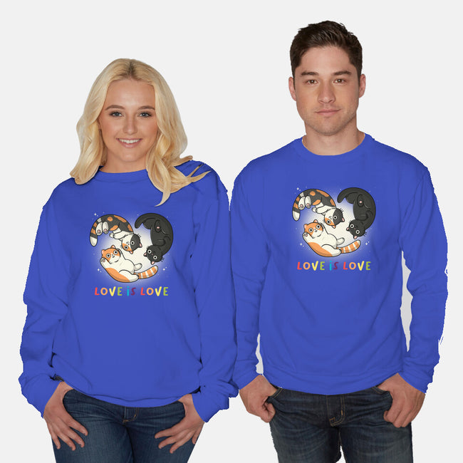 Love Is Always Love-Unisex-Crew Neck-Sweatshirt-Freecheese