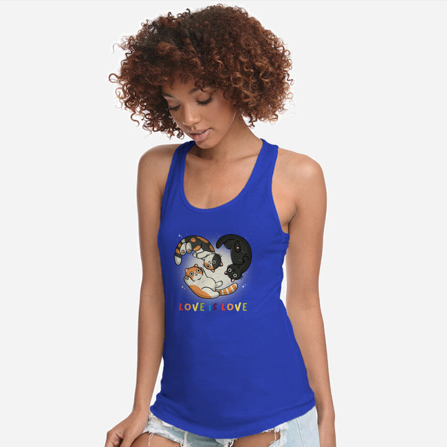 Love Is Always Love-Womens-Racerback-Tank-Freecheese