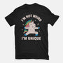 I'm Not Weird I'm Unique-Mens-Premium-Tee-brunopires
