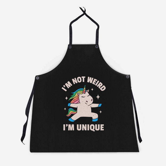 I'm Not Weird I'm Unique-Unisex-Kitchen-Apron-brunopires