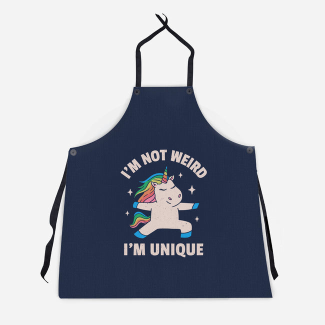 I'm Not Weird I'm Unique-Unisex-Kitchen-Apron-brunopires