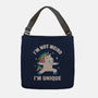 I'm Not Weird I'm Unique-None-Adjustable Tote-Bag-brunopires
