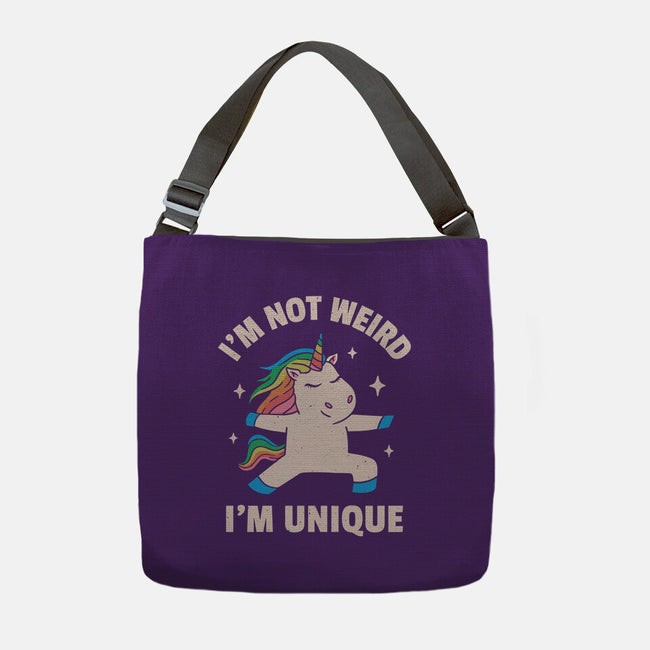 I'm Not Weird I'm Unique-None-Adjustable Tote-Bag-brunopires