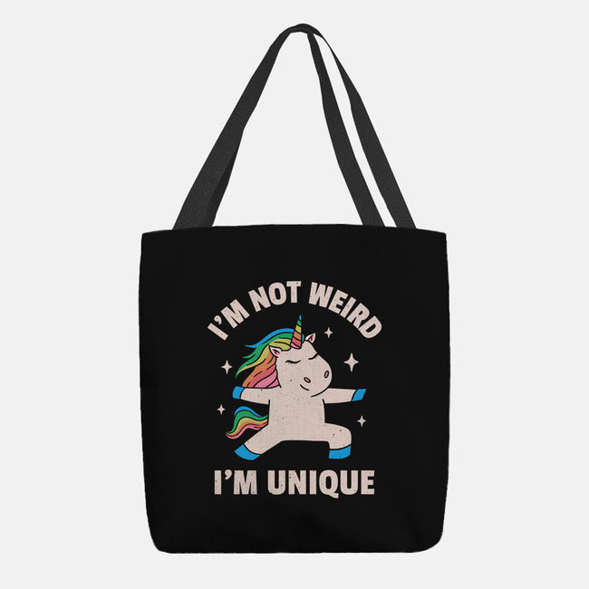 I'm Not Weird I'm Unique-None-Basic Tote-Bag-brunopires