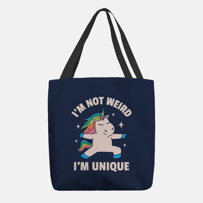 I'm Not Weird I'm Unique-None-Basic Tote-Bag-brunopires