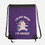 I'm Not Weird I'm Unique-None-Drawstring-Bag-brunopires
