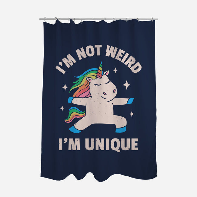 I'm Not Weird I'm Unique-None-Polyester-Shower Curtain-brunopires