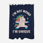 I'm Not Weird I'm Unique-None-Polyester-Shower Curtain-brunopires