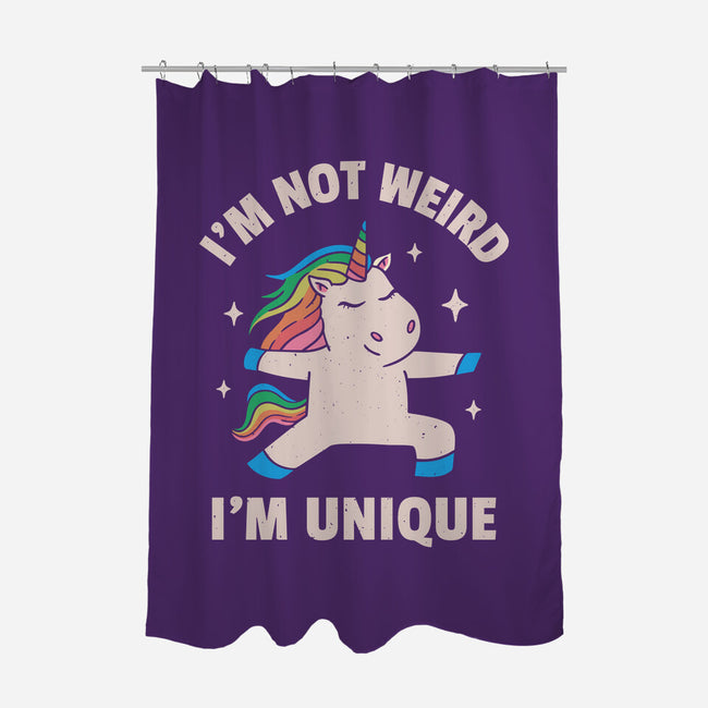I'm Not Weird I'm Unique-None-Polyester-Shower Curtain-brunopires