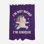 I'm Not Weird I'm Unique-None-Polyester-Shower Curtain-brunopires