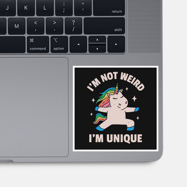 I'm Not Weird I'm Unique-None-Glossy-Sticker-brunopires