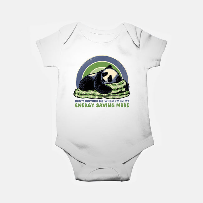 In My Energy Saving Mode-Baby-Basic-Onesie-glitchygorilla