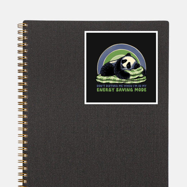 In My Energy Saving Mode-None-Glossy-Sticker-glitchygorilla