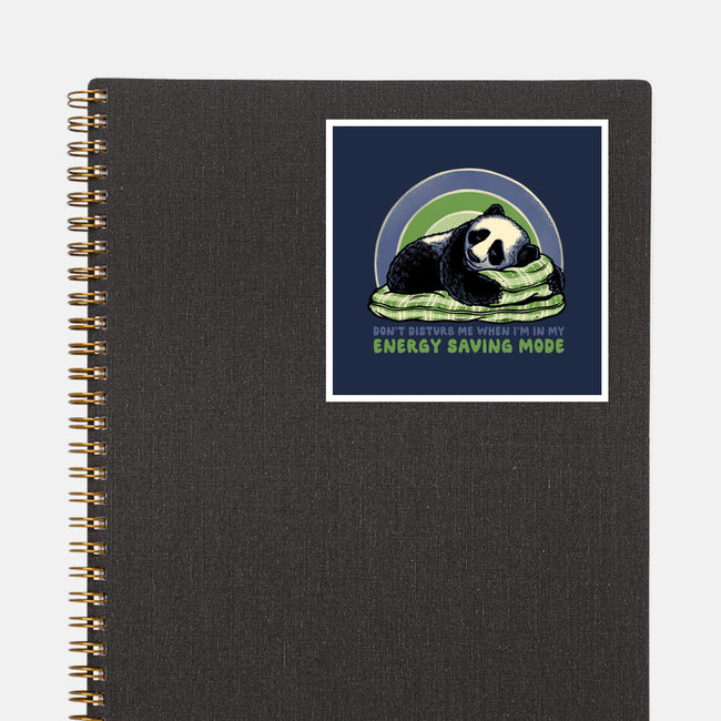In My Energy Saving Mode-None-Glossy-Sticker-glitchygorilla